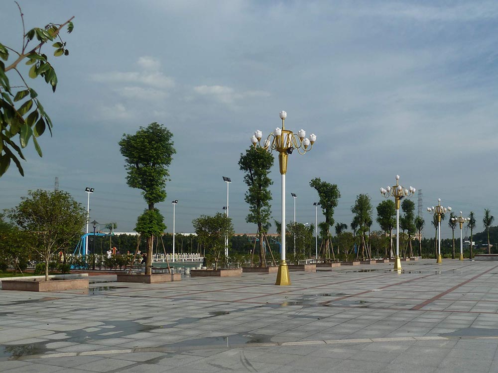 广场绿化效果图