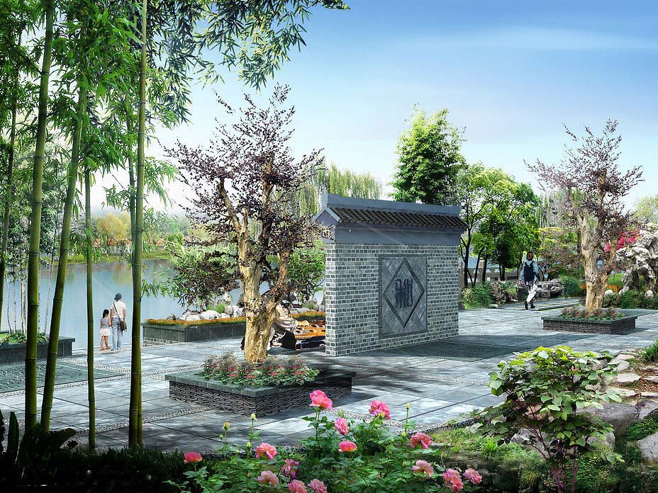 园林绿化工程-广场