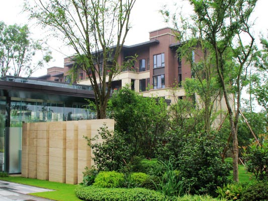 东莞园林工程实景|绿化养护|园林养护|绿化公司|园林公司|假山水池|停车场绿化|厂区绿化