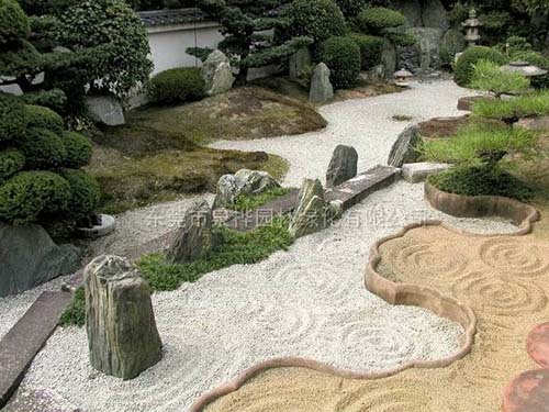 日式枯山水景观